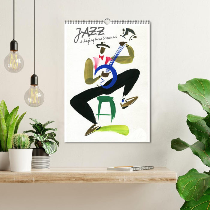 JAZZ swinging New Orleans (CALVENDO Monthly Calendar 2026)