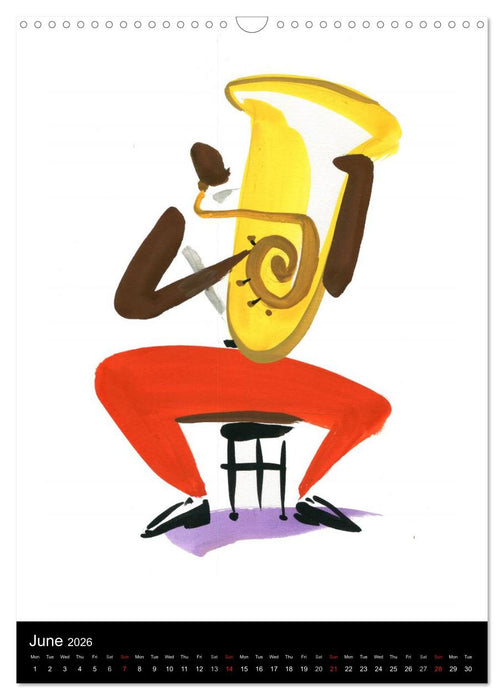 JAZZ swinging New Orleans (CALVENDO Monthly Calendar 2026)