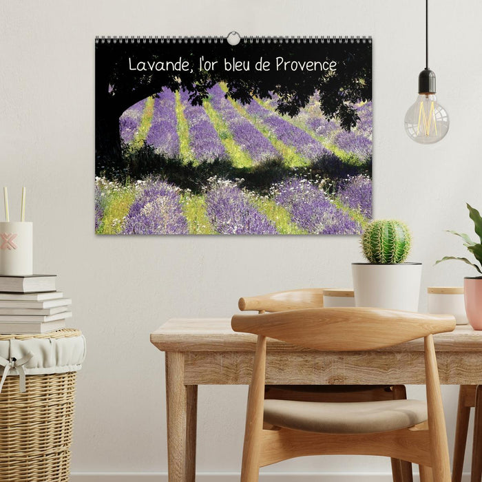 Lavande, l'or bleu de Provence (CALVENDO Calendrier mensuel 2026)