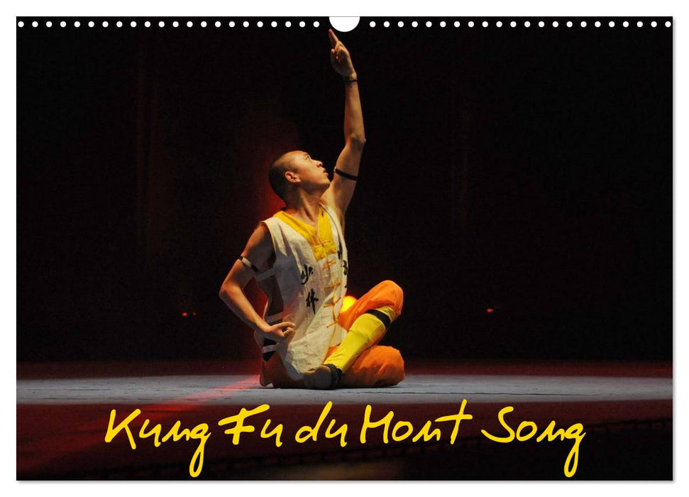 Kung Fu du Mont Song (CALVENDO Calendrier mensuel 2026)