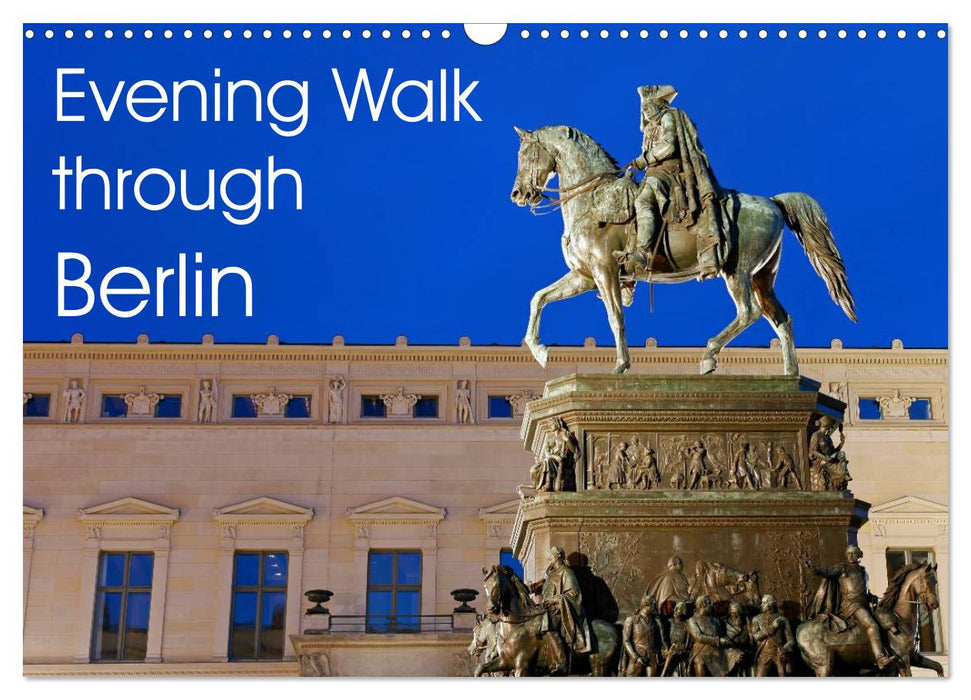 Evening Walk through Berlin (CALVENDO Monthly Calendar 2026)