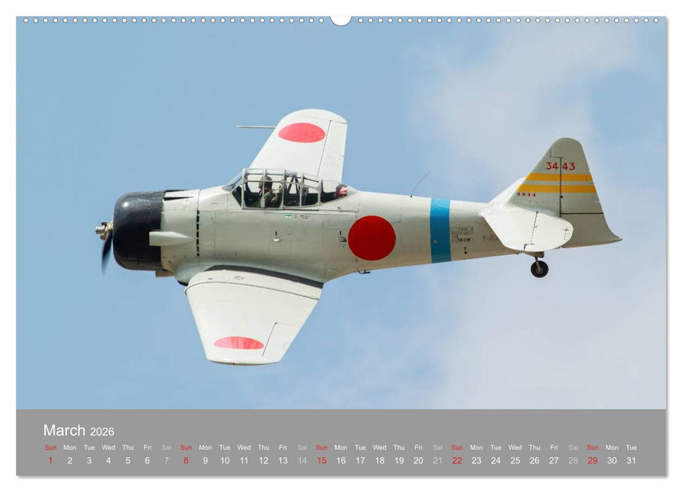 The Flying Legends (CALVENDO Premium-Calendar 2026)