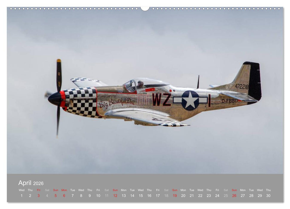 The Flying Legends (CALVENDO Premium-Calendar 2026)