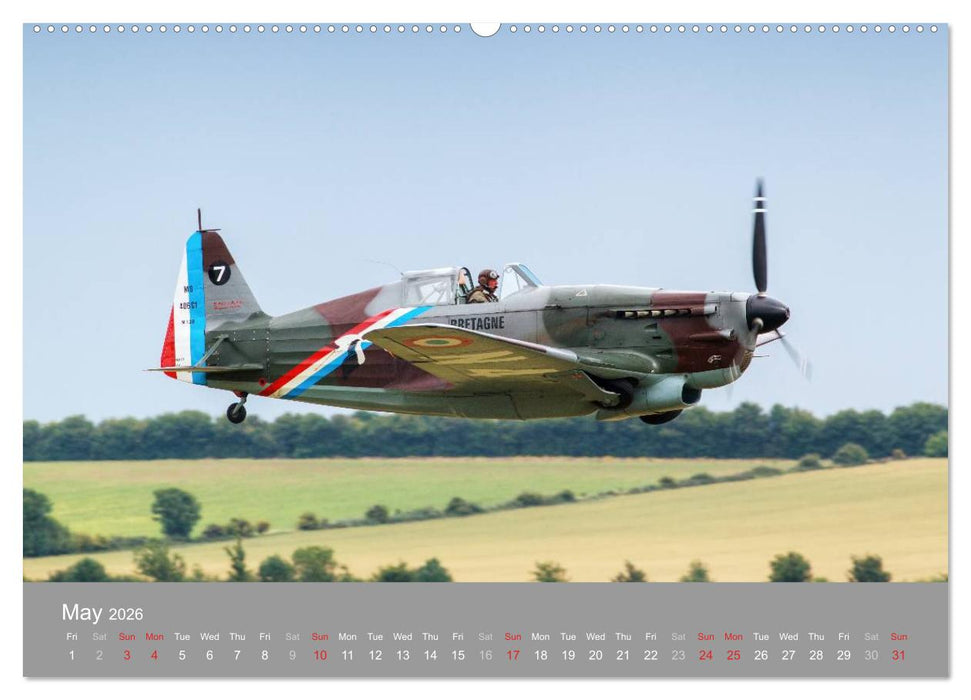 The Flying Legends (CALVENDO Premium-Calendar 2026)