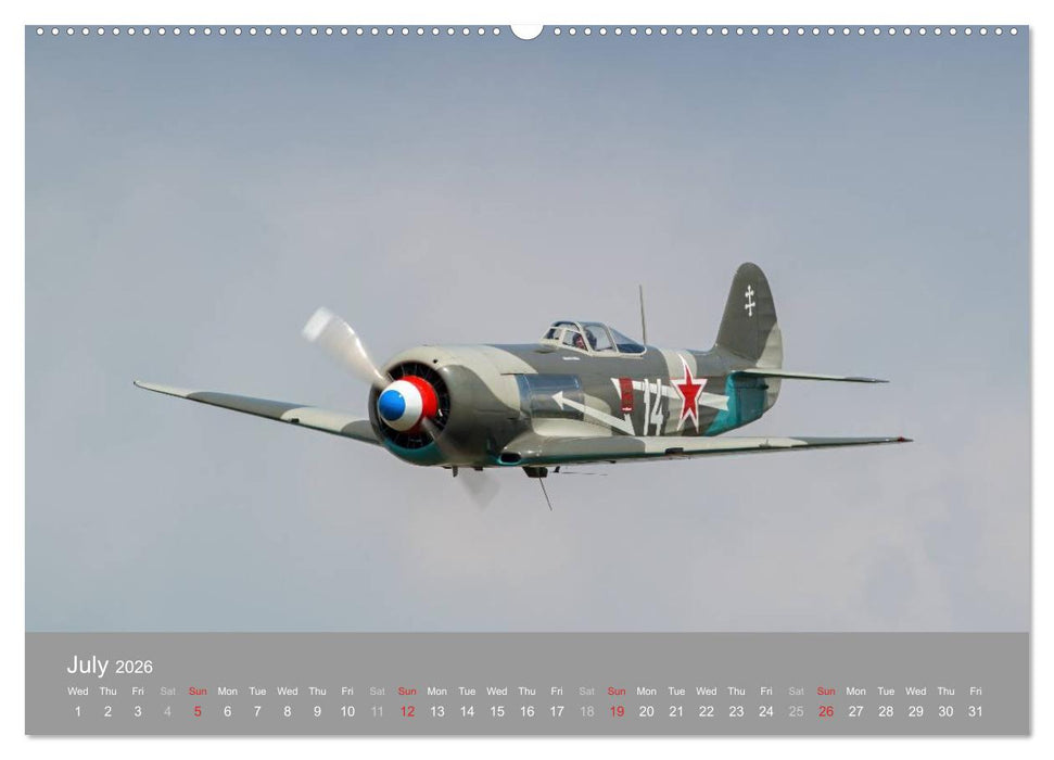 The Flying Legends (CALVENDO Premium-Calendar 2026)
