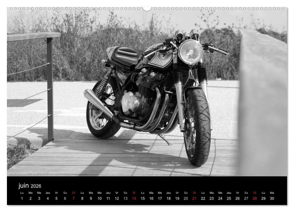 Une moto de caractère (CALVENDO Calendrier supérieur 2026)