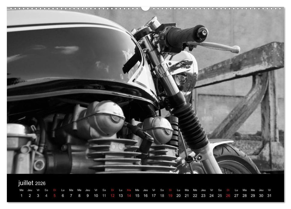Une moto de caractère (CALVENDO Calendrier supérieur 2026)