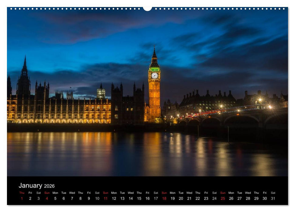 London 2026 (CALVENDO Premium-Calendar 2026)