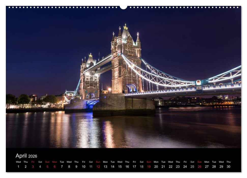 London 2026 (CALVENDO Premium-Calendar 2026)