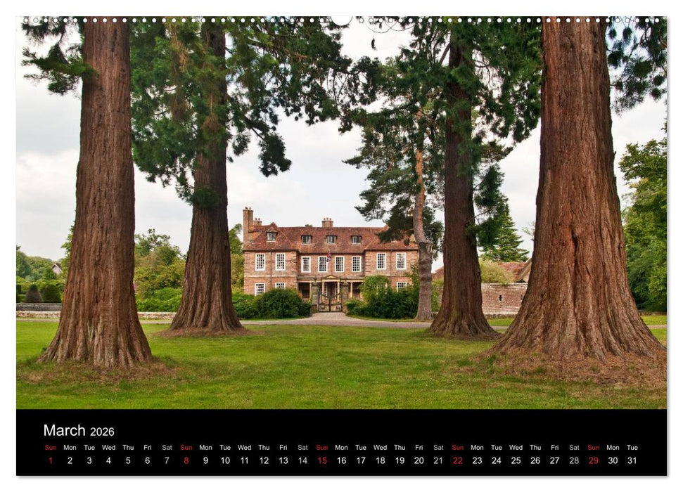 The Lovely Gardens of South England (CALVENDO Premium-Calendar 2026)