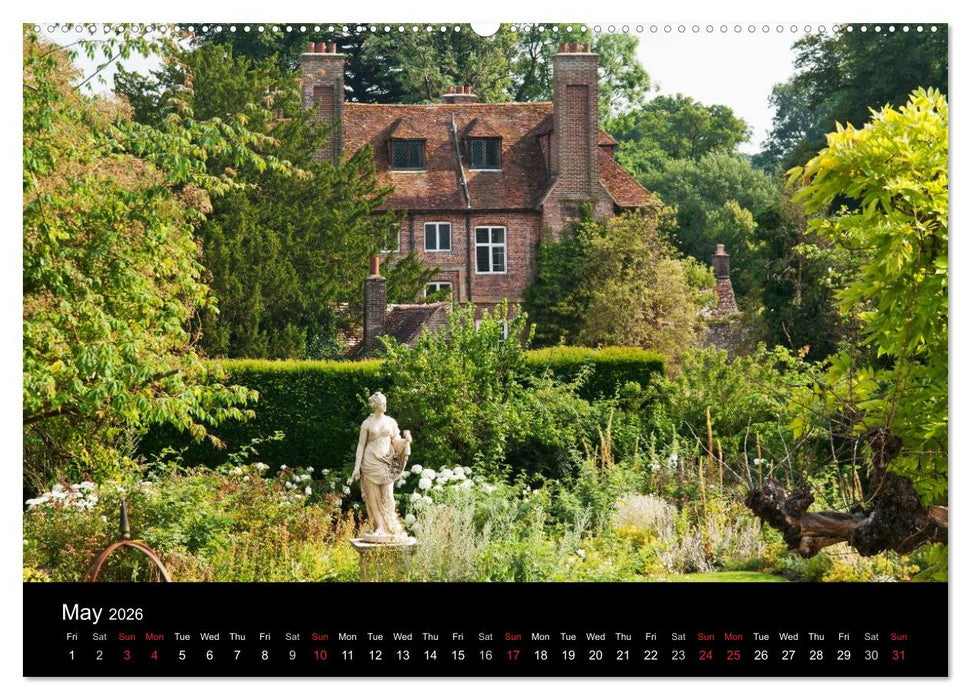 The Lovely Gardens of South England (CALVENDO Premium-Calendar 2026)