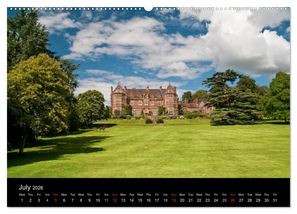 The Lovely Gardens of South England (CALVENDO Premium-Calendar 2026)