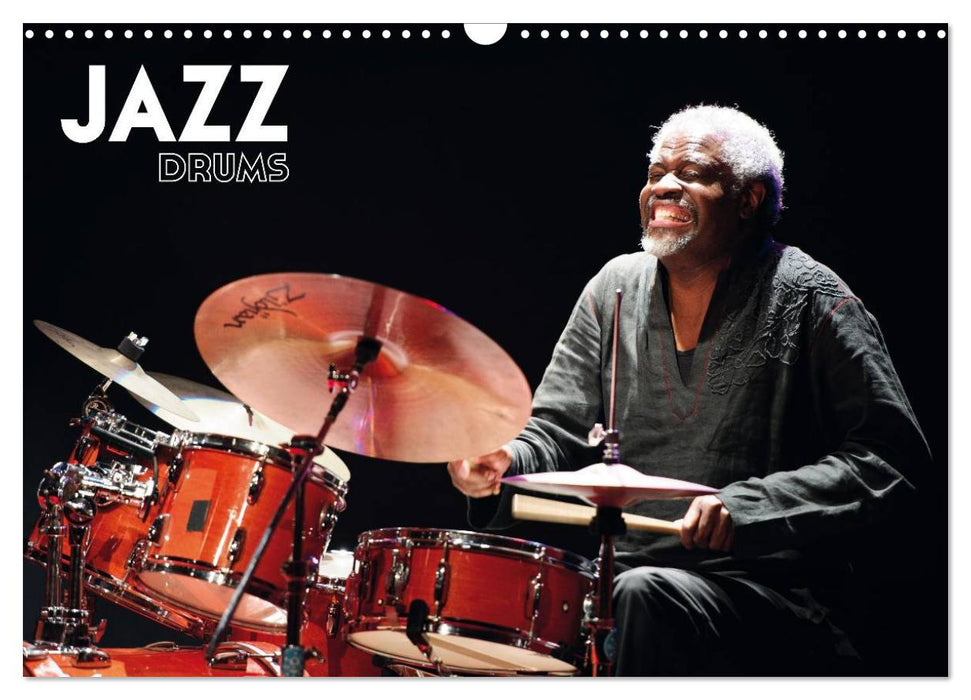 Jazz drums (CALVENDO Calendrier mensuel 2026)