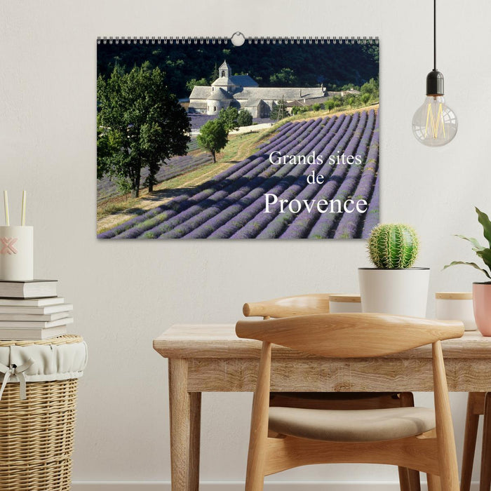 Grands sites de Provence (CALVENDO Calendrier mensuel 2026)