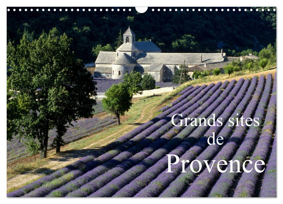 Grands sites de Provence (CALVENDO Calendrier mensuel 2026)