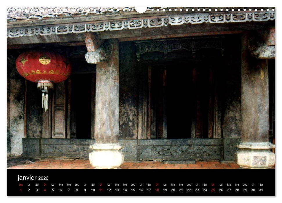 Viêt-Nam (CALVENDO Calendrier mensuel 2026)