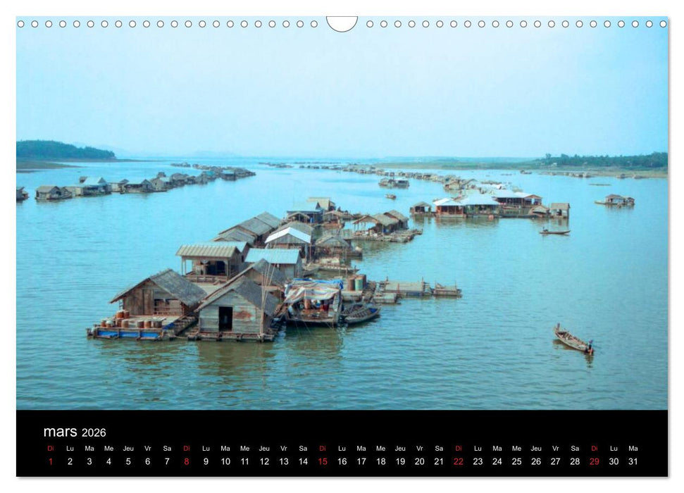 Viêt-Nam (CALVENDO Calendrier mensuel 2026)