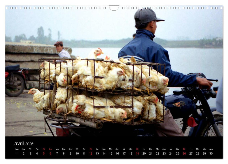 Viêt-Nam (CALVENDO Calendrier mensuel 2026)