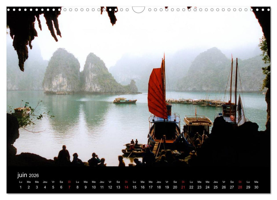 Viêt-Nam (CALVENDO Calendrier mensuel 2026)