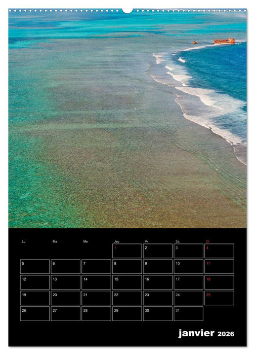 Paysages calédoniens (CALVENDO Calendrier supérieur 2026)