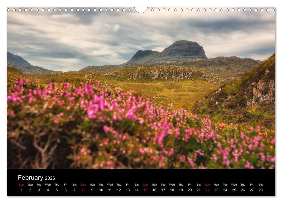 THE HIGHLANDS (CALVENDO Monthly Calendar 2026)
