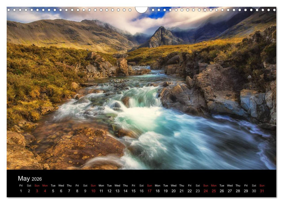 THE HIGHLANDS (CALVENDO Monthly Calendar 2026)