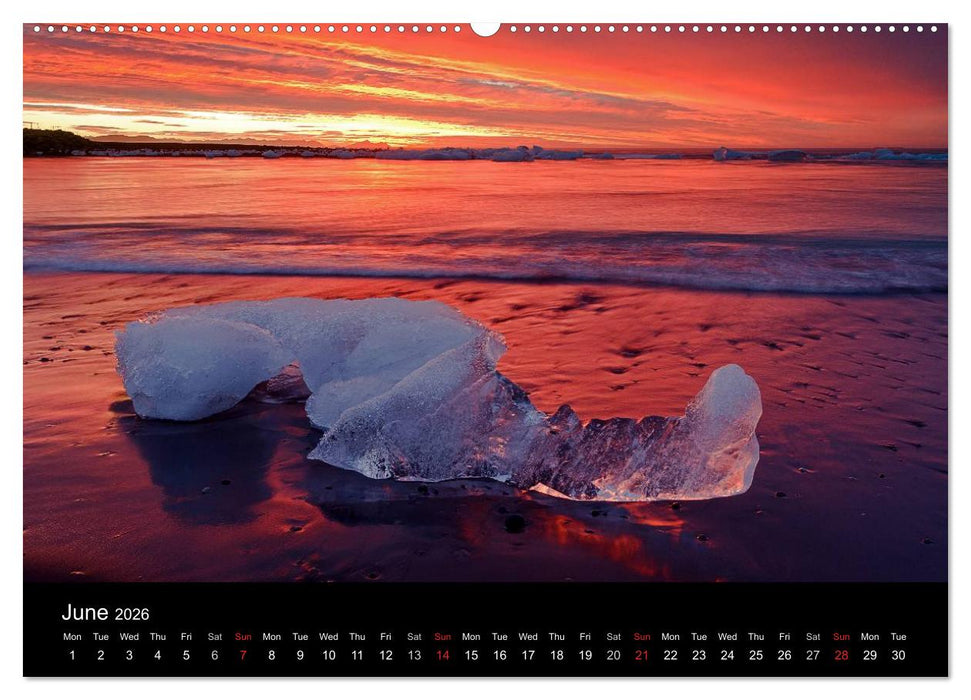Iceland 2026 (CALVENDO Premium-Calendar 2026)