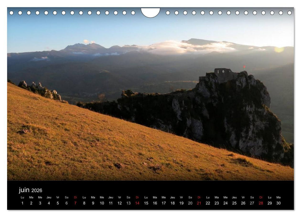 L'Ariège, le Paradis sur Terre (CALVENDO Calendrier mensuel 2026)