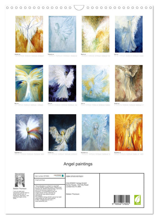 Angel paintings (CALVENDO Monthly Calendar 2026)