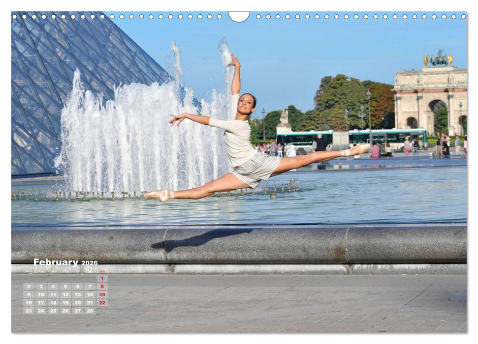 DANCERS IN THE CITY L'Oeil et le Mouvement (CALVENDO Monthly Calendar 2026)