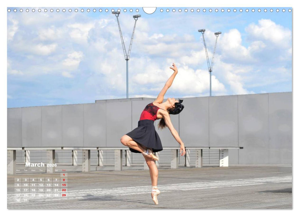 DANCERS IN THE CITY L'Oeil et le Mouvement (CALVENDO Monthly Calendar 2026)