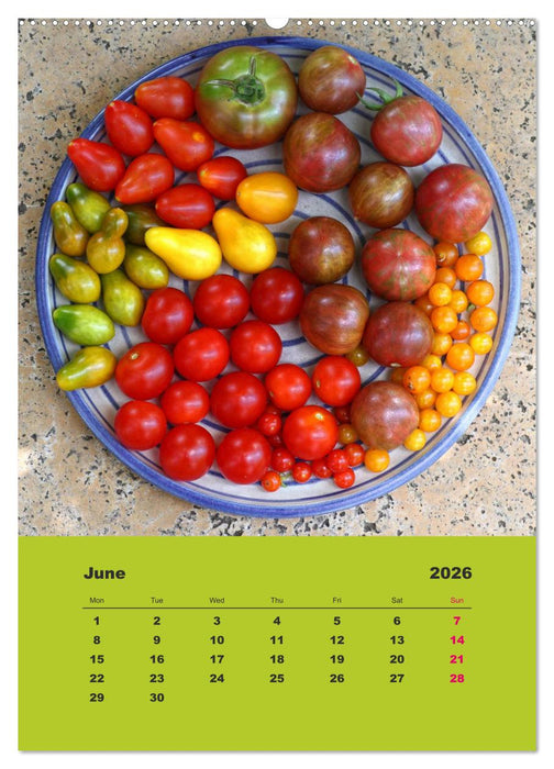 Organic Tomatoes (CALVENDO Premium-Calendar 2026)