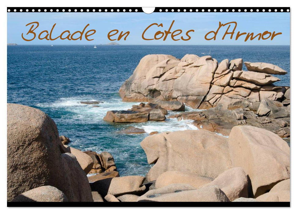 Balade en Côtes d'Armor (CALVENDO Calendrier mensuel 2026)