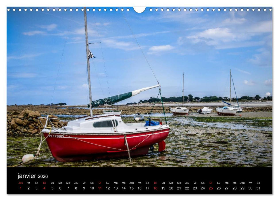 Balade en Côtes d'Armor (CALVENDO Calendrier mensuel 2026)