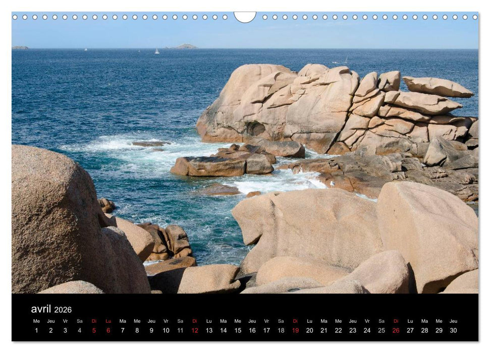 Balade en Côtes d'Armor (CALVENDO Calendrier mensuel 2026)