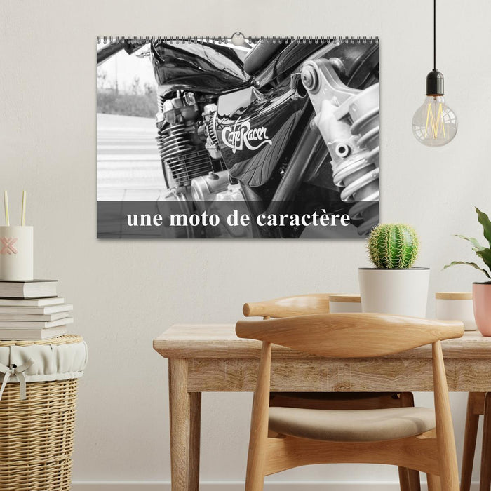 Une moto de caractère (CALVENDO Calendrier mensuel 2026)
