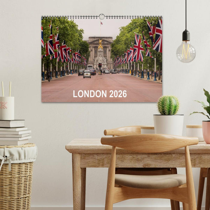 London 2026 (CALVENDO Monthly Calendar 2026)