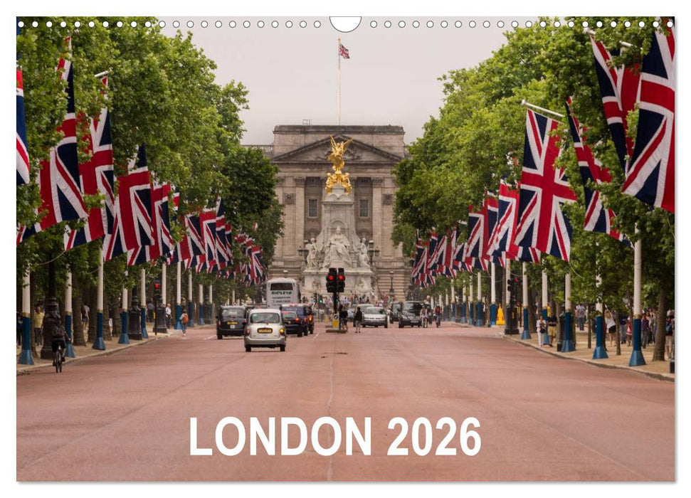 London 2026 (CALVENDO Monthly Calendar 2026)