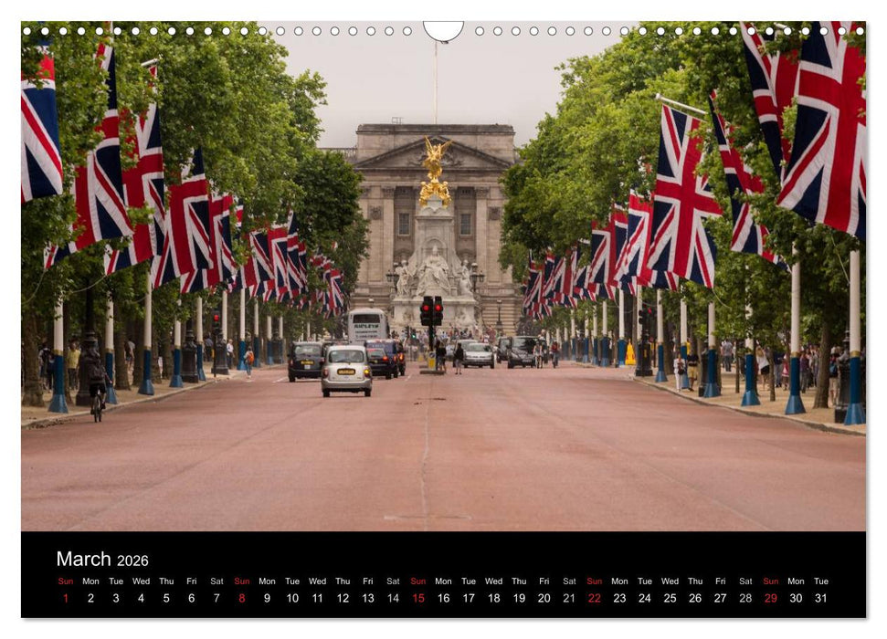London 2026 (CALVENDO Monthly Calendar 2026)