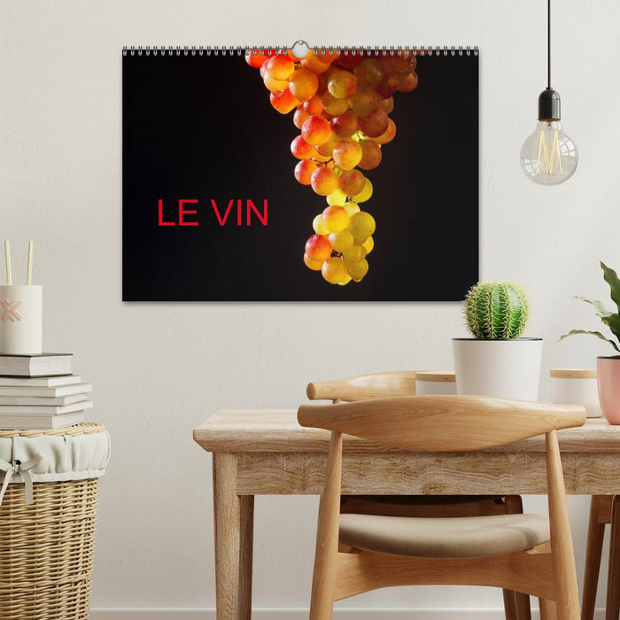 LE VIN (CALVENDO Calendrier mensuel 2026)