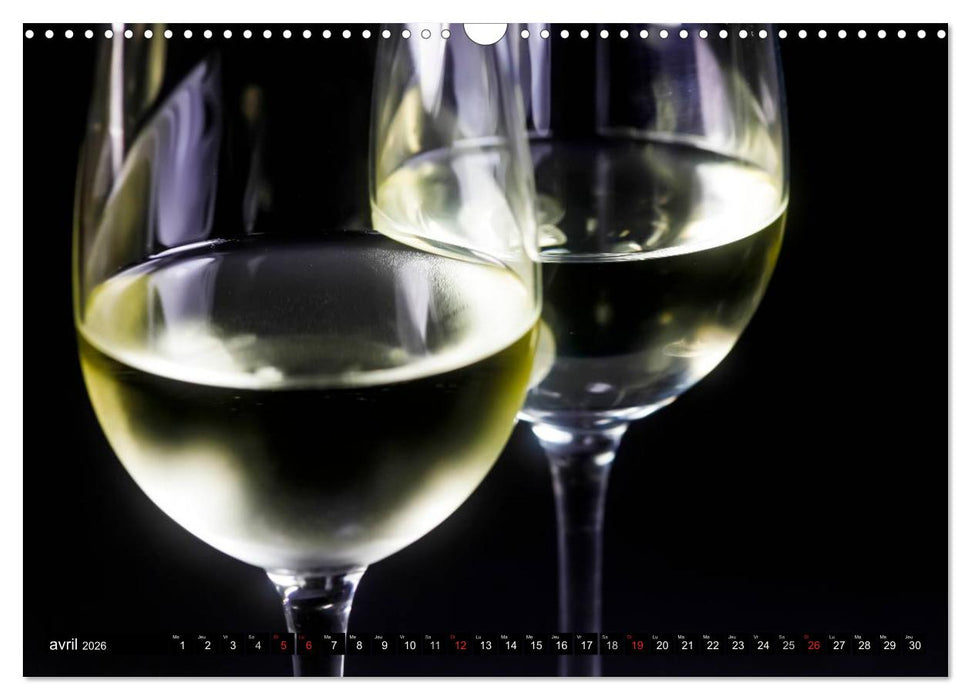 LE VIN (CALVENDO Calendrier mensuel 2026)