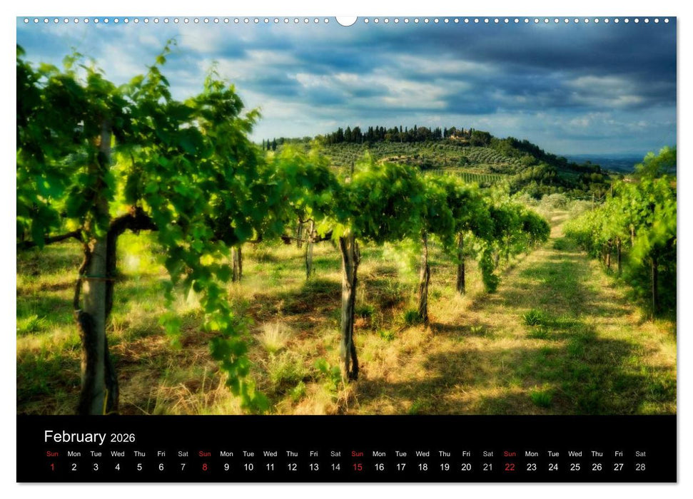 Magical Tuscany and Liguria (CALVENDO Premium-Calendar 2026)
