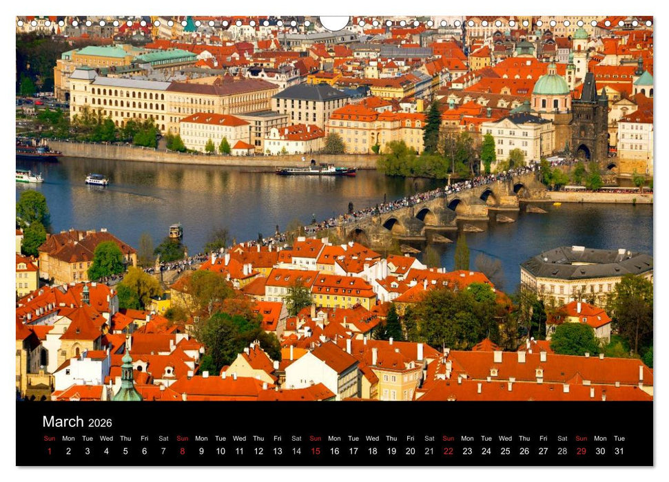 Prague in my heart (CALVENDO Monthly Calendar 2026)