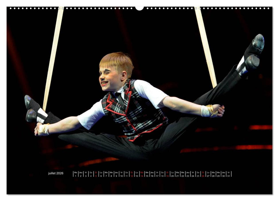 Les cadets du cirque à Monaco (CALVENDO Calendrier supérieur 2026)