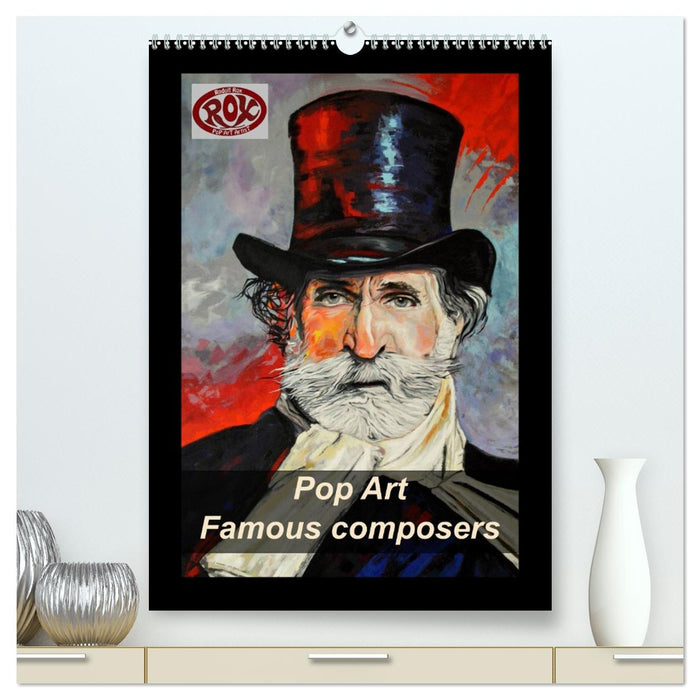 Pop Art Famous composers (CALVENDO Premium-Calendar 2026)