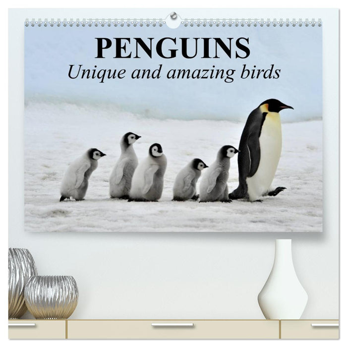 Penguins Unique and amazing birds (CALVENDO Premium-Calendar 2026)