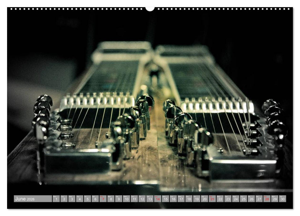 Music Magic of musical instruments (CALVENDO Premium-Calendar 2026)