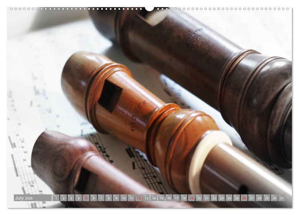 Music Magic of musical instruments (CALVENDO Premium-Calendar 2026)