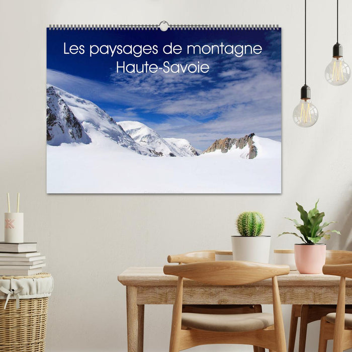 Les paysages de montagne Haute-Savoie (CALVENDO Calendrier mensuel 2026)