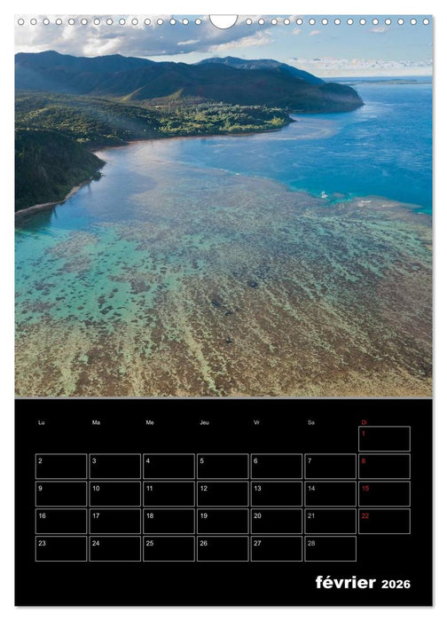 Paysages calédoniens (CALVENDO Calendrier mensuel 2026)